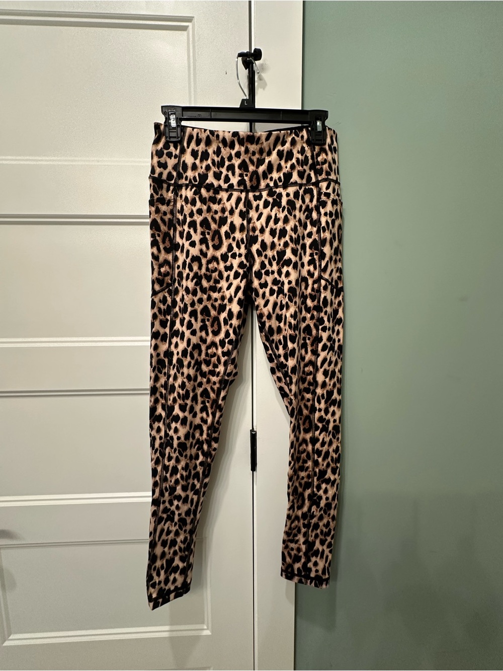 Victoria's Secret Leopard Print Leggings - Tan & Black